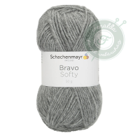 Schachenmayr Bravo Softy fonal - 8295 - Világos szürke