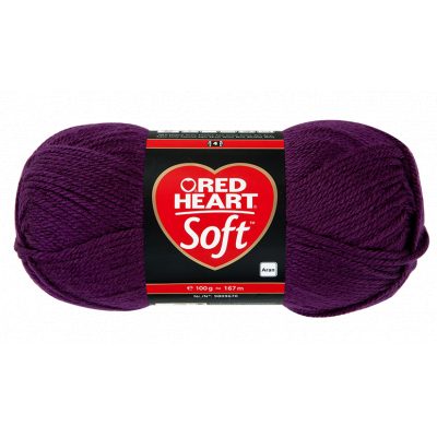 Red Heart Soft kötőfonal - 0005 - szőlő - 10db