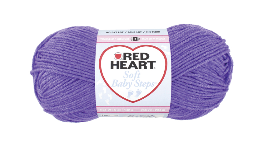 Red Heart Soft Baby Steps - 9 - világos szőlő