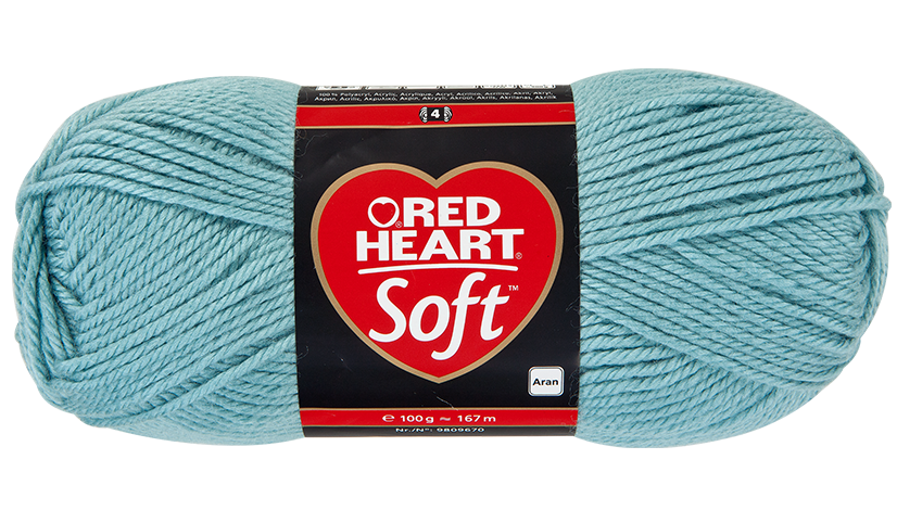 Red Heart Soft kötőfonal - 0008 - jég kék