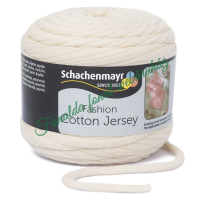 Schachenmayr Cotton Jersey kötőfonal - 002 - Natúr