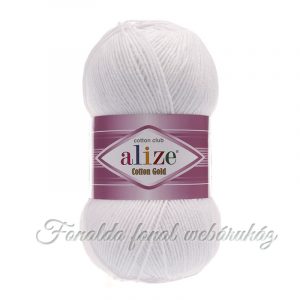 Alize Cotton Gold fonal - 55 - Fehér