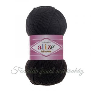 Alize Cotton Gold fonal - 60 - Fekete