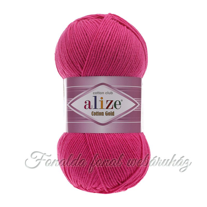 Alize Cotton Gold fonal - 149 - Fukszia