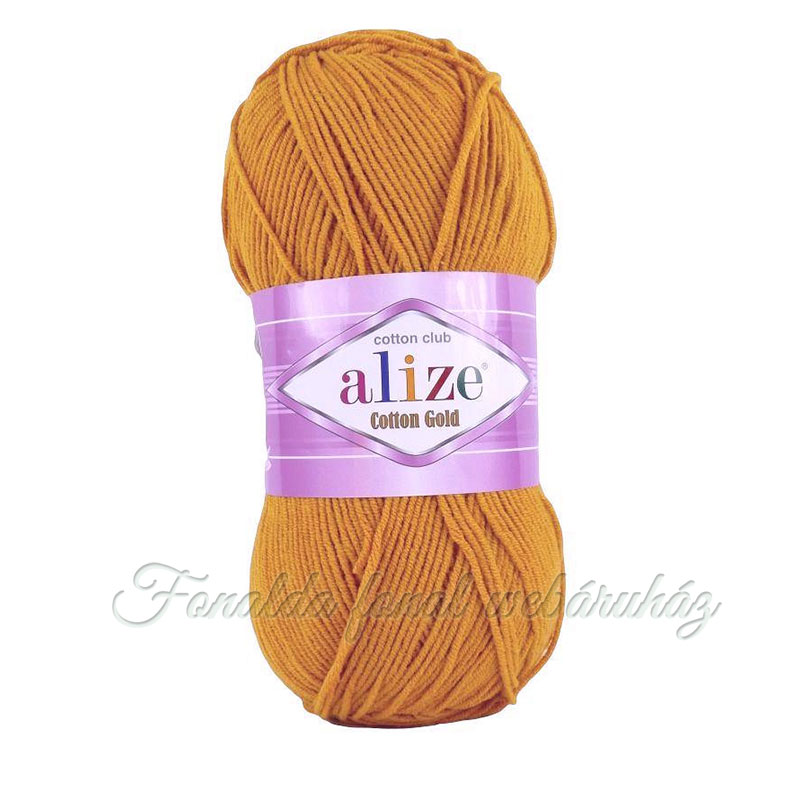 Alize Cotton Gold fonal - 02 - Sáfrány