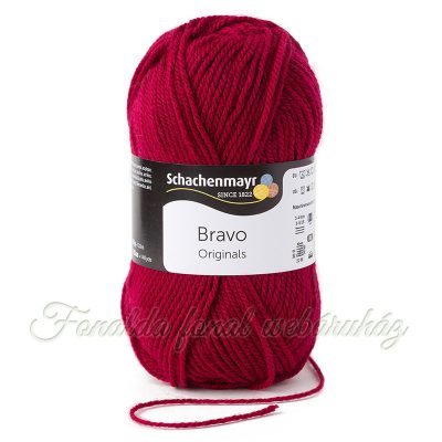 Schachenmayr Bravo Originals fonal - 8222 - Borvörös