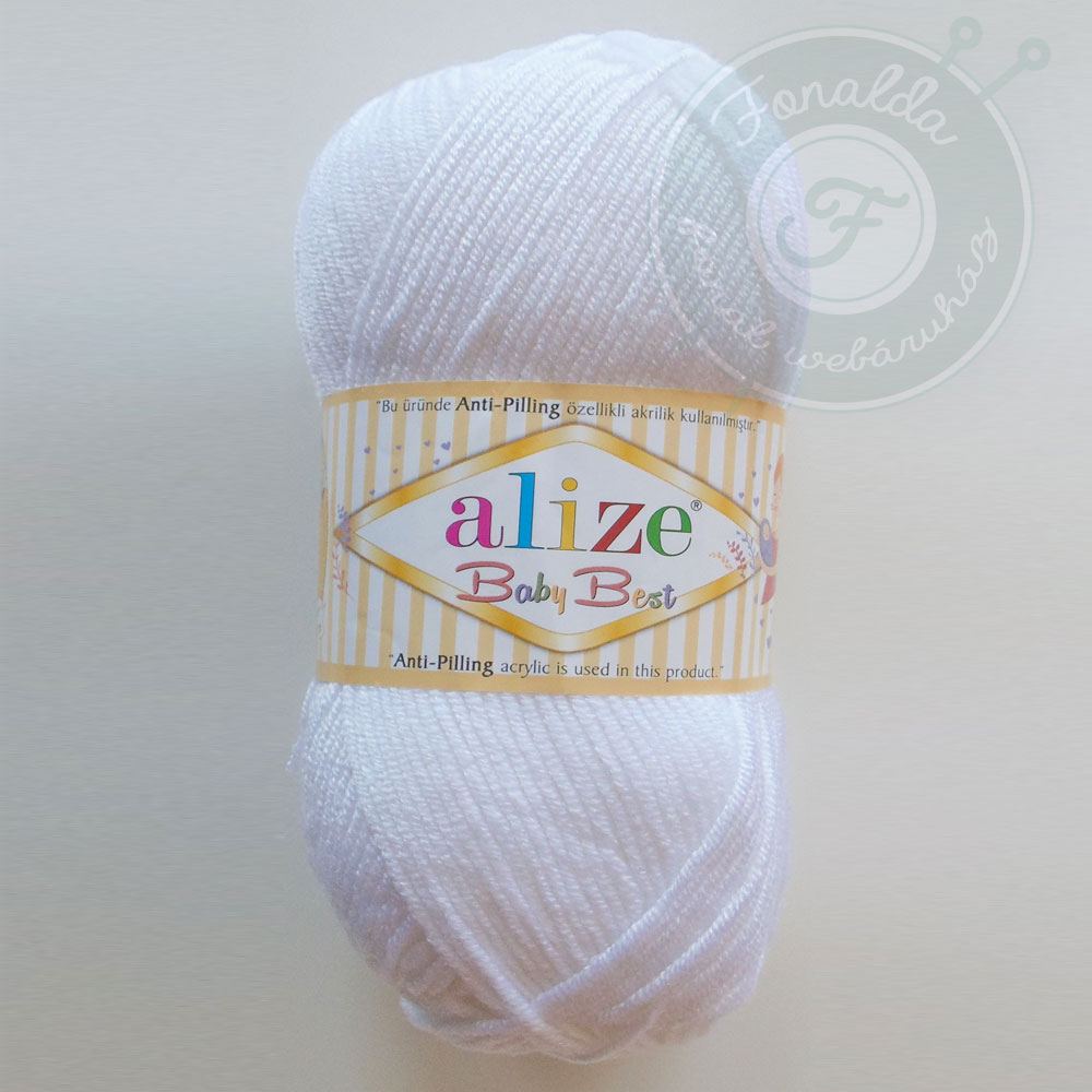  Alize Baby Best babafonal - 055 - fehér