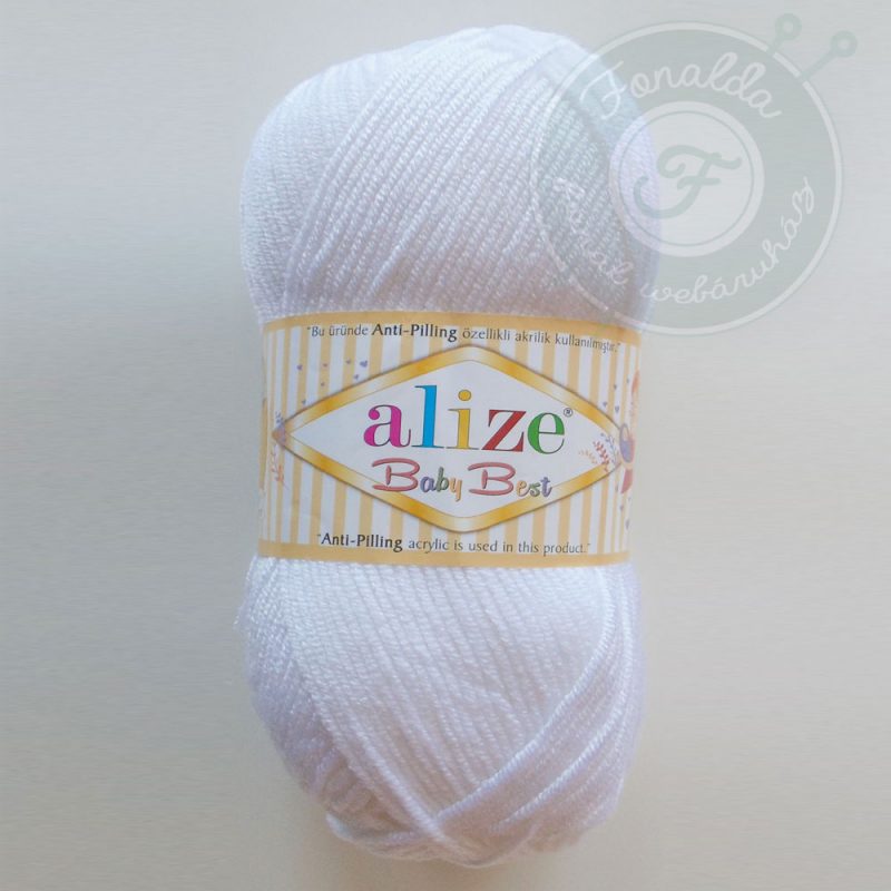 Alize Baby Best babafonal - 055 - fehér