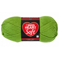 Red Heart Soft kötőfonal - 0010 - Világos zöld