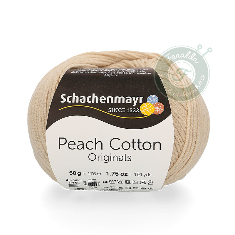Schachenmayr Peach Cotton fonal - 102 - Natúr