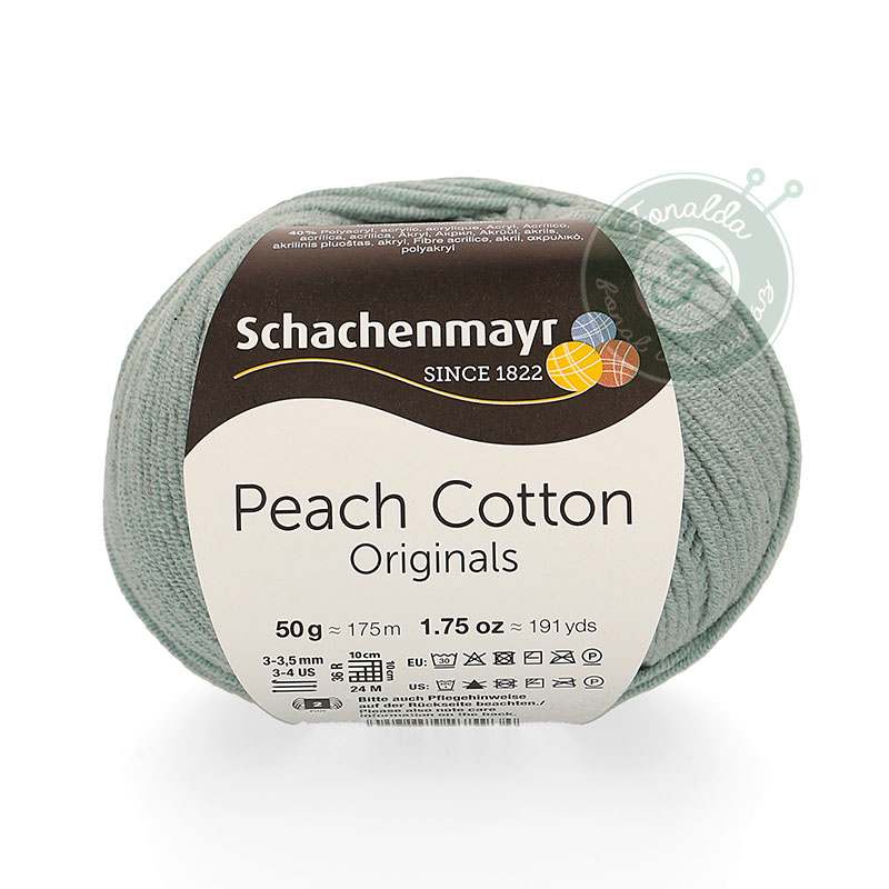 Schachenmayr Peach Cotton fonal - 165 - Menta
