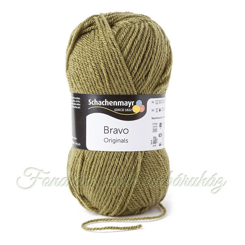 Schachenmayr Bravo Originals fonal - 8338 - Avokádó