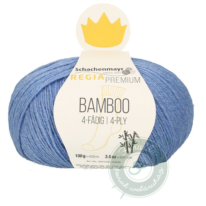 Regia Premium Bamboo bambuszfonal - 55 - farmerkék