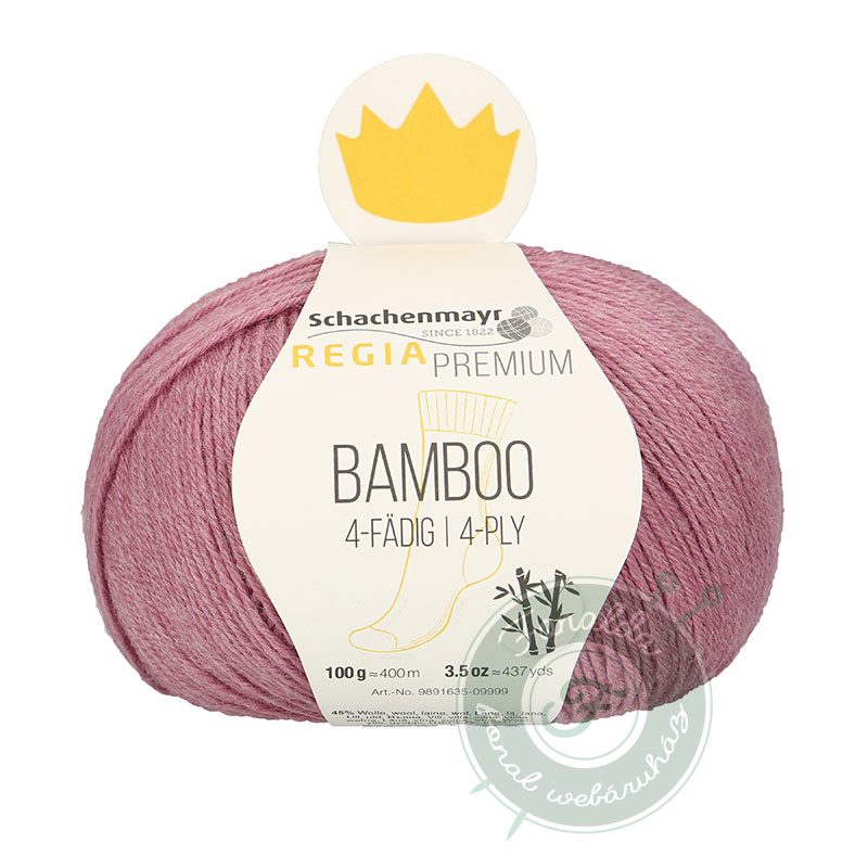 Regia Premium Bamboo bambuszfonal - 82 - vintage rózsa