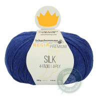 Schachenmayr Regia Premium Silk fonal - 56 - Királykék