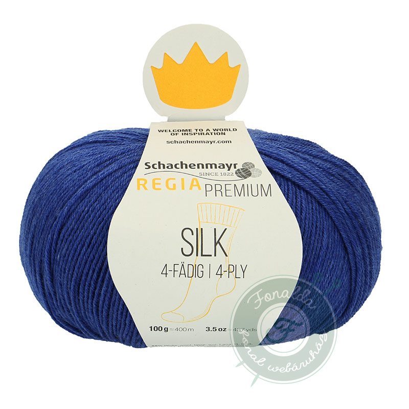 Schachenmayr Regia Premium Silk fonal - 56 - Királykék