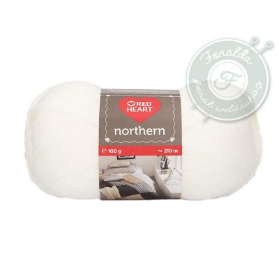 Red Heart Northern - 8200 - Fehér