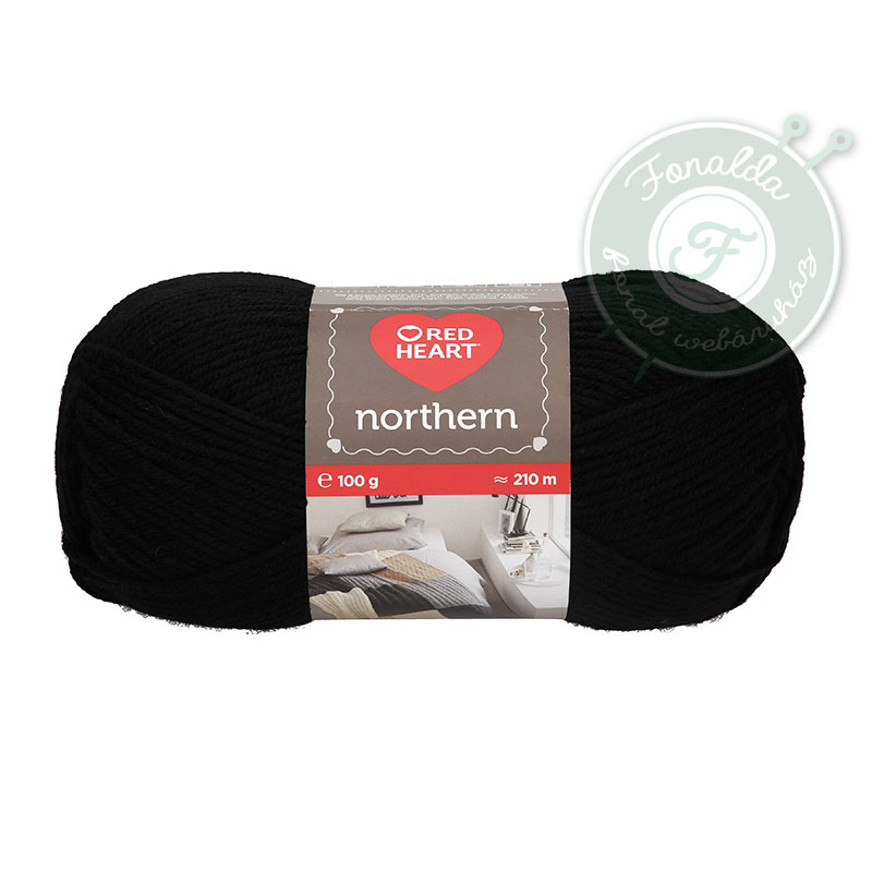 Red Heart Northern - 8206 - Fekete - 5db