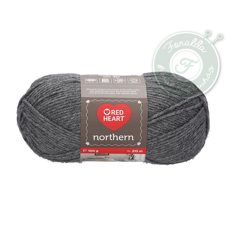 Red Heart Northern - 8242 - Sötétszürke