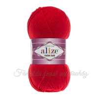Alize Cotton Gold fonal - 56 - Piros