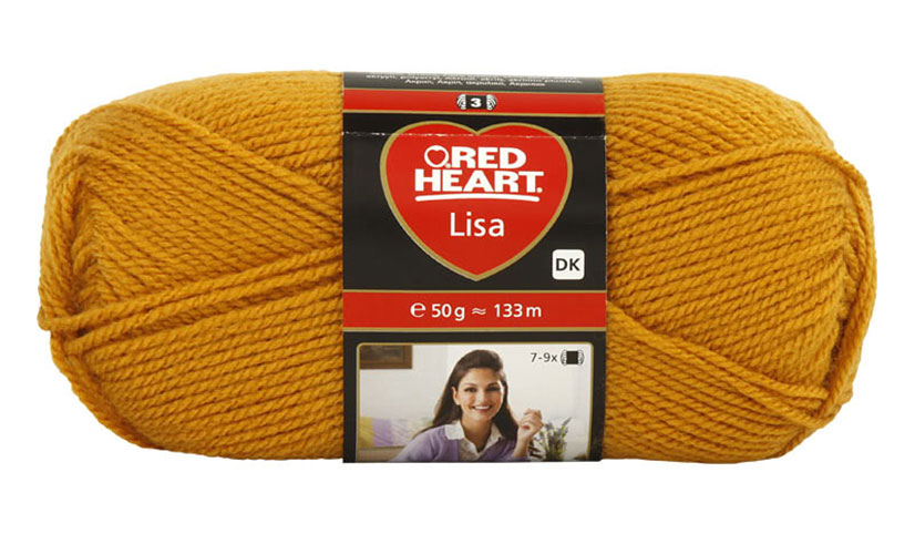 Red Heart Lisa fonal - 8415 - Mustár