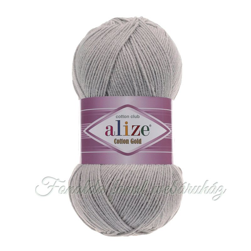 Alize Cotton Gold fonal - 21 - Szürke melange