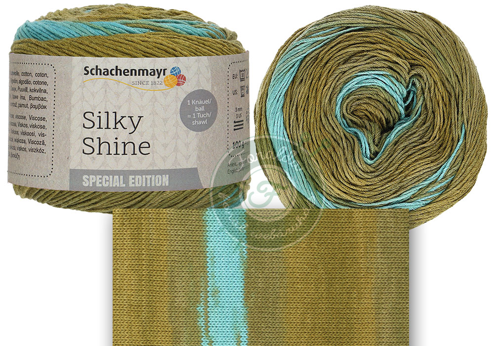 Schechenmayr Silky Shine fonal - 82 - Dzsungel
