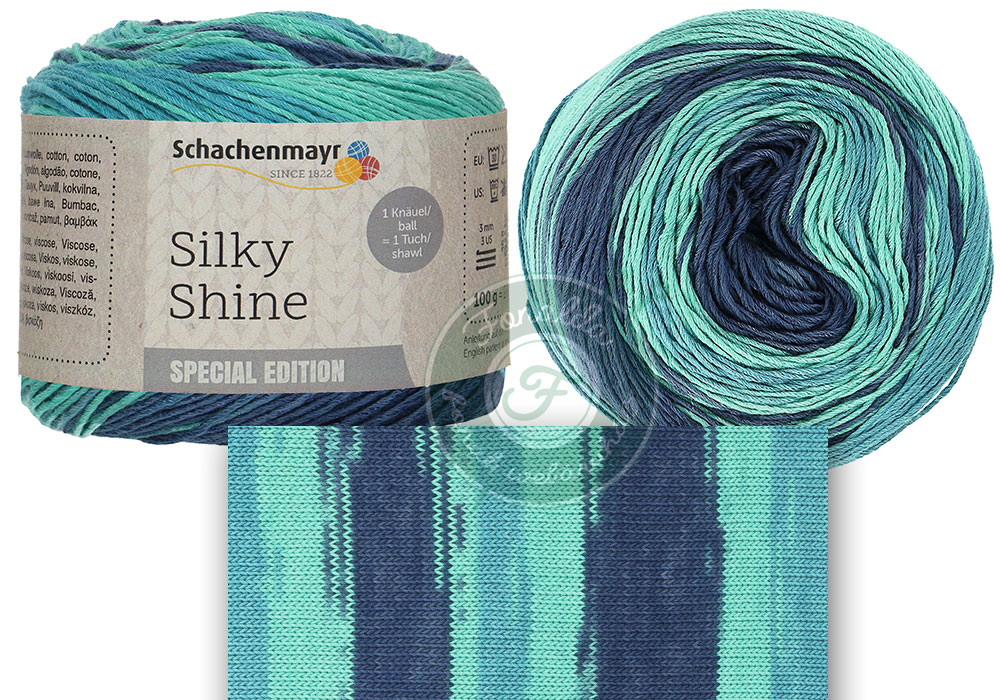 Schechenmayr Silky Shine fonal - 83 - Óceán