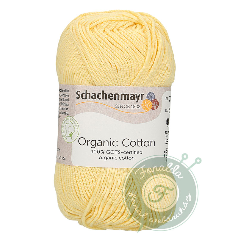 Schachenmayr Organic Cotton pamut fonal - 021 - Vanilia