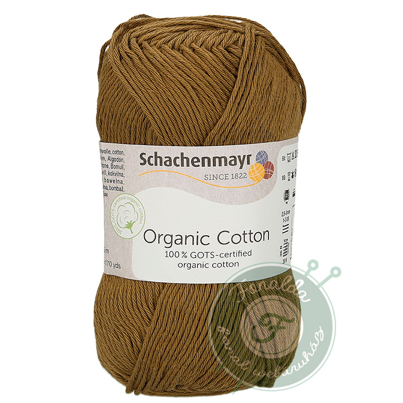 Schachenmayr Organic Cotton pamut fonal - 071 - Oliva