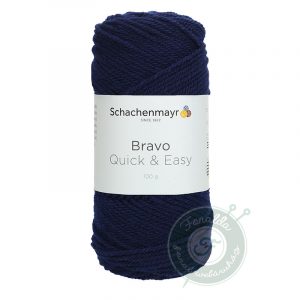 Schachenmayr Bravo Quick and Easy fonal - 8223 - Tengerészkék