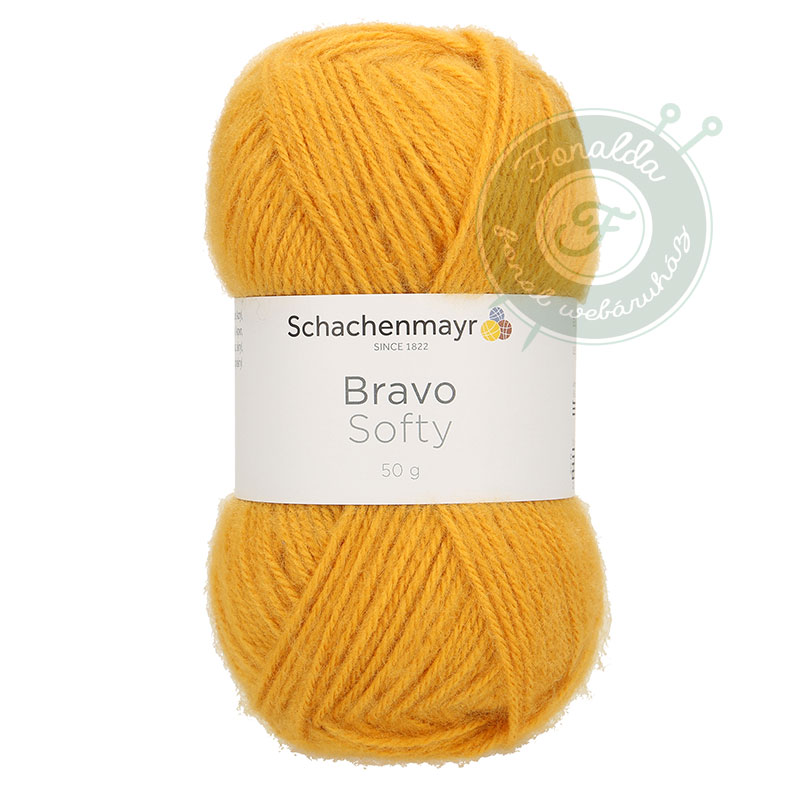 Schachenmayr Bravo Softy fonal - 8028 - Aranysárga