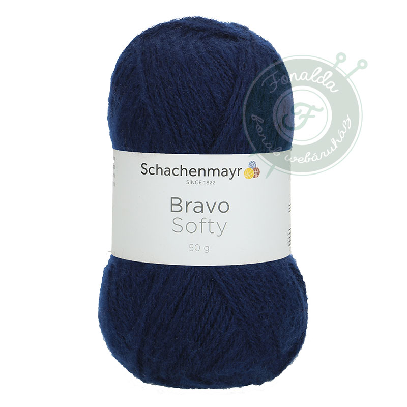 Schachenmayr Bravo Softy fonal - 8223 - Tengerészkék