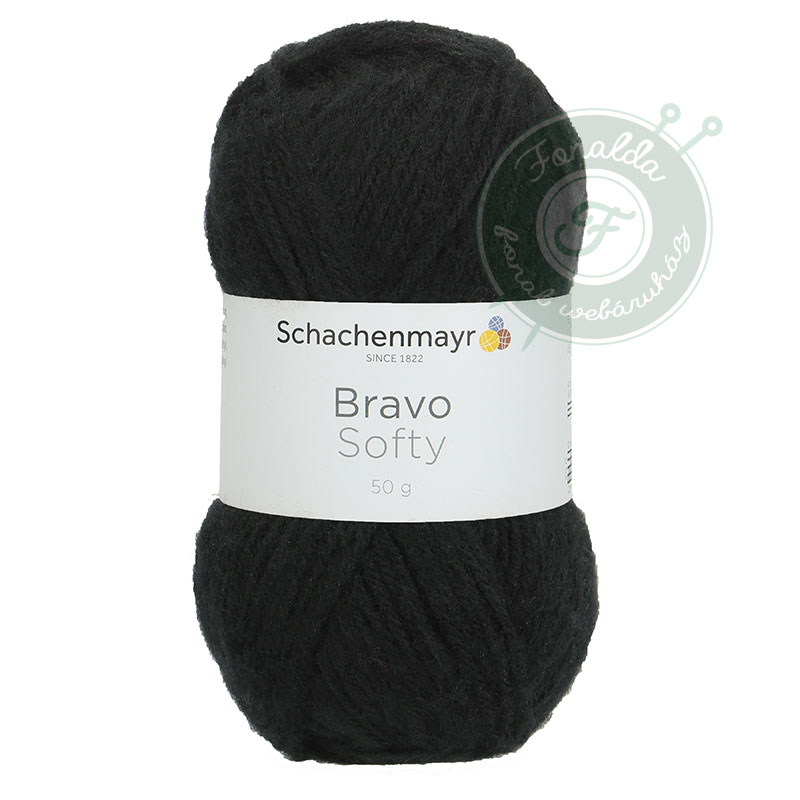 Schachenmayr Bravo Softy fonal - 8226 - Fekete
