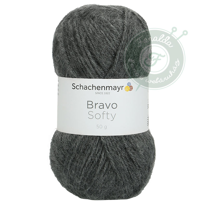 Schachenmayr Bravo Softy fonal - 8319 - Középszürke melír