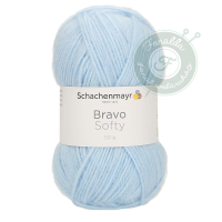 Schachenmayr Bravo Softy fonal - 8363 - Jégkék