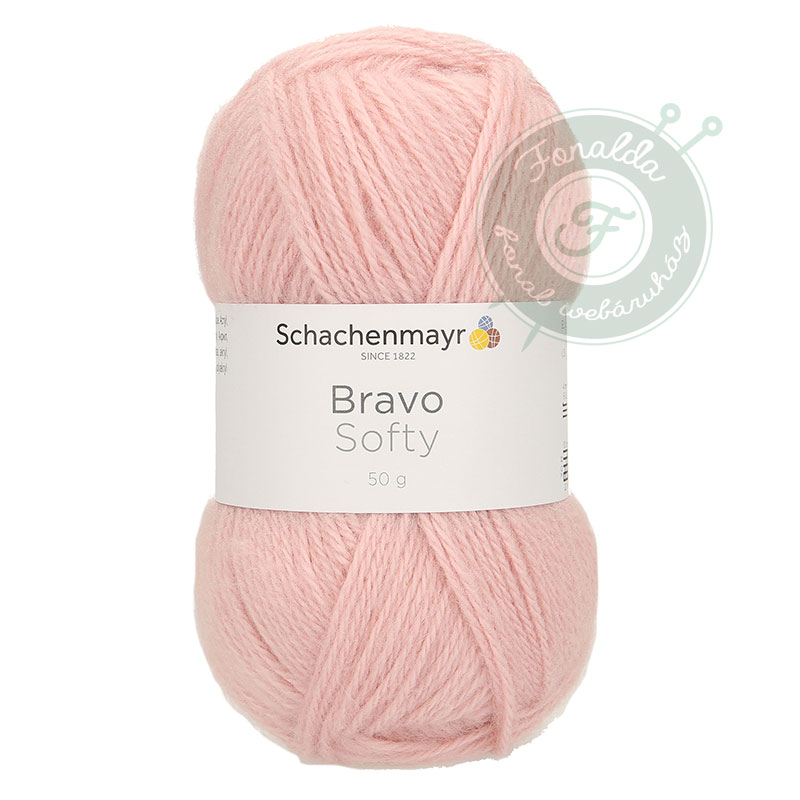 Schachenmayr Bravo Softy fonal - 8379 - Rózsaszín