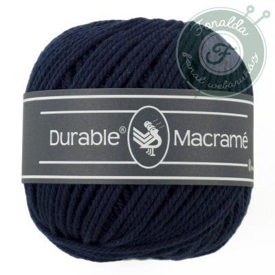 Durable Makramé fonal - 0321 - Tengerész kék