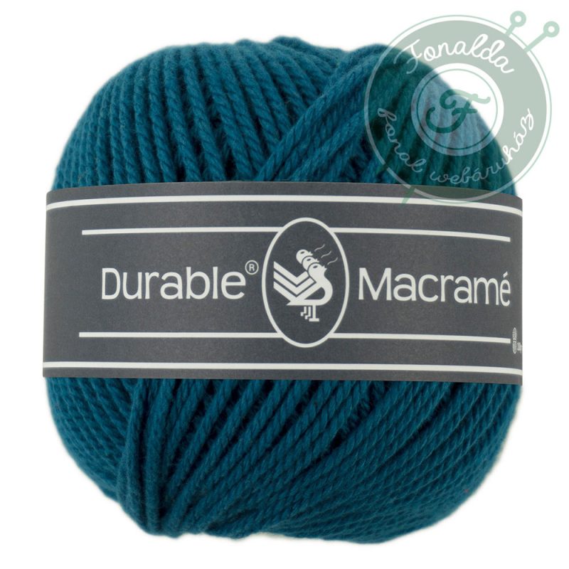 Durable Makramé fonal - 0375 - Petrol