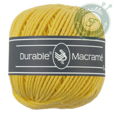 Durable Makramé fonal - 2180 - Sárga
