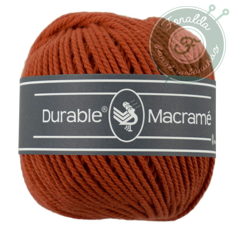 Durable Makramé fonal - 2239 - Tégla
