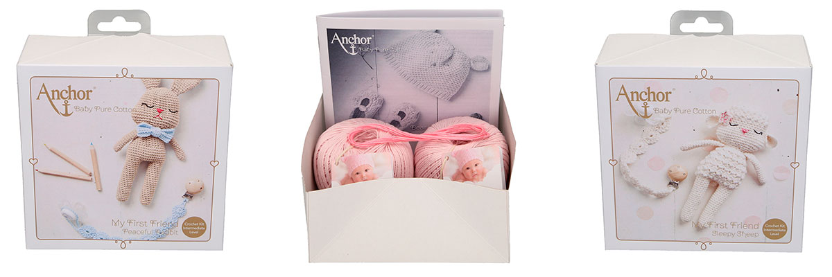 Amigurumi horgoló szett - Anchor Baby pure cotton