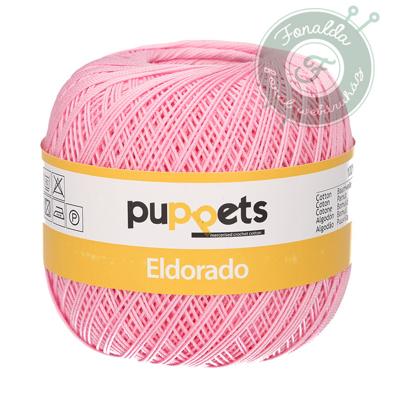 Puppets Eldorado horgolófonal #10 - 7511 - Rózsaszín
