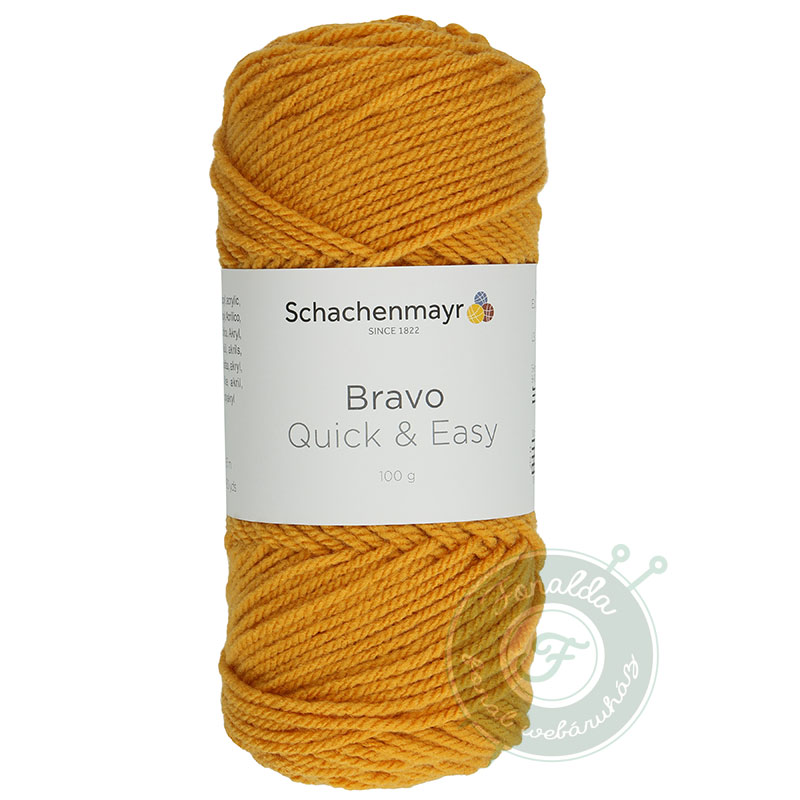 Schachenmayr Bravo Quick and Easy fonal - 8028 - Aranysárga