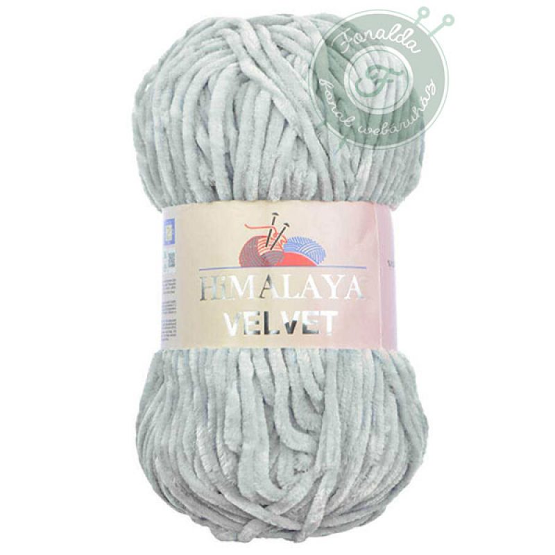 Himalaya Velvet Zsenília fonal - 90025 - Világosszürke