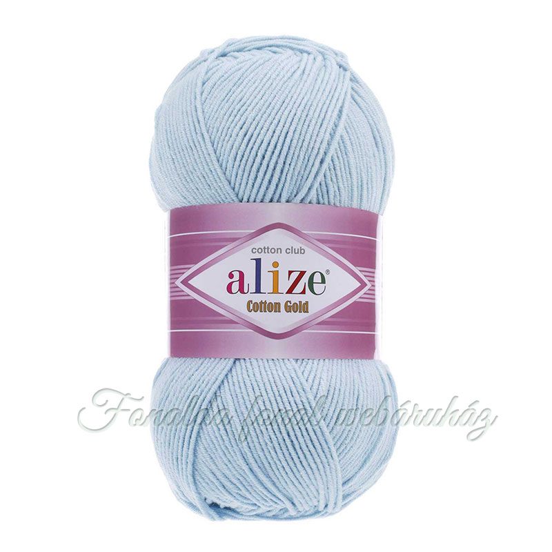 Alize Cotton Gold fonal - 513 - Kristálykék
