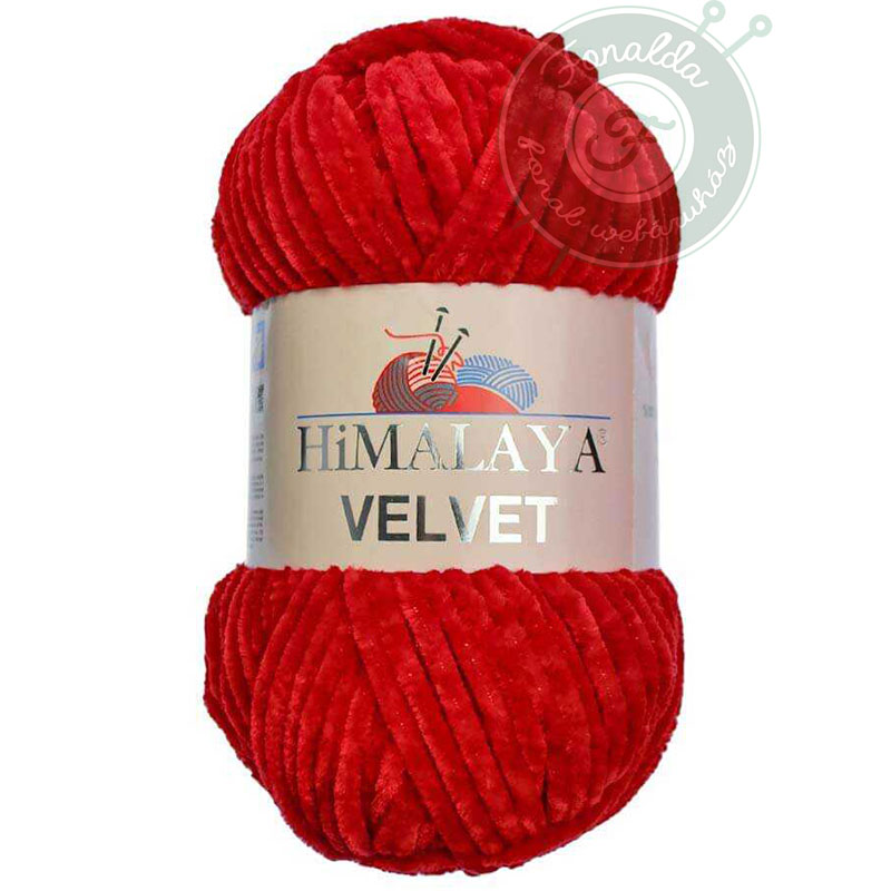 Himalaya Velvet Zsenília fonal - 90018 - Piros