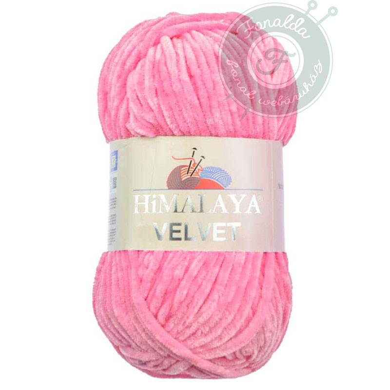 Himalaya Velvet Zsenília fonal - 90009 - Pink