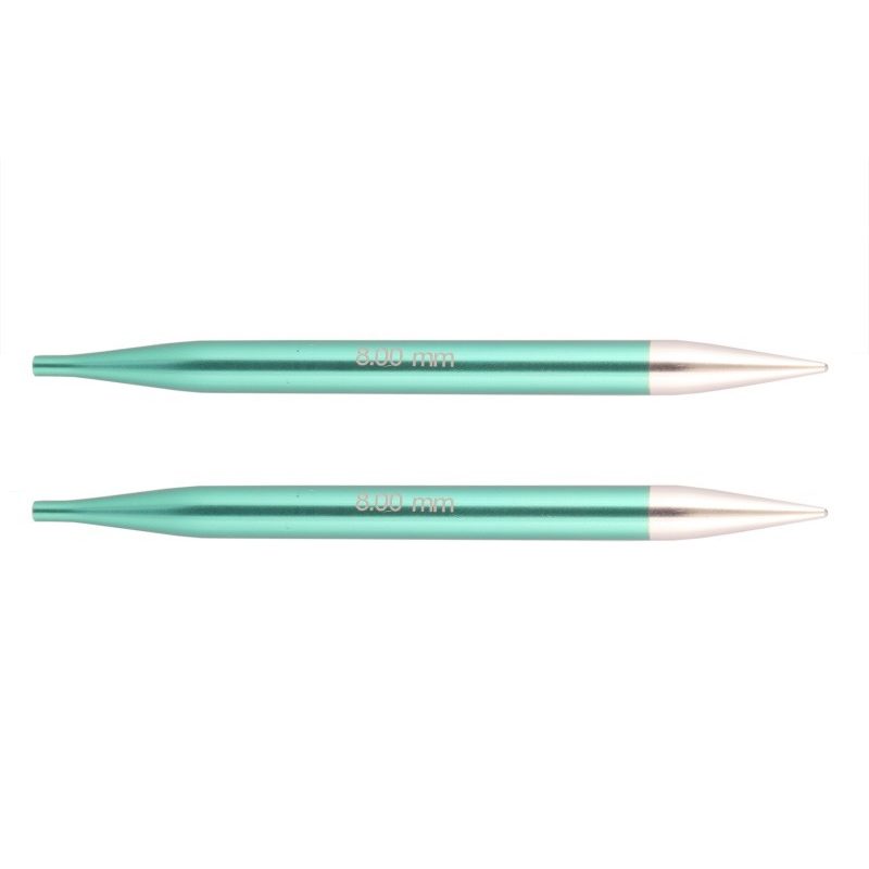 Knitpro Zing kötőtű vég 8.0mm (x11,5cm)