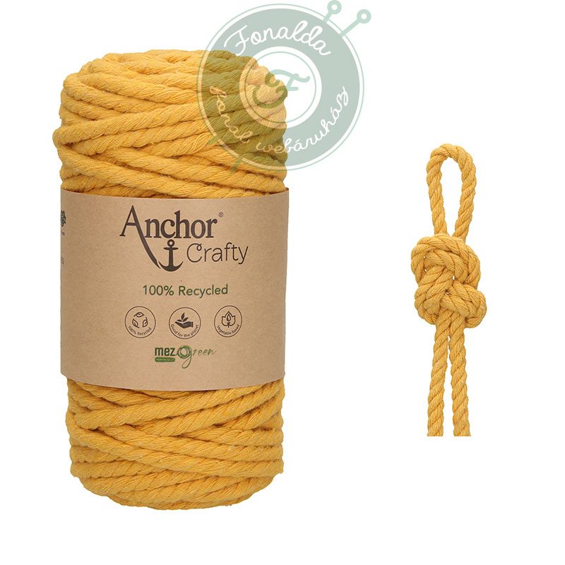 Anchor makramé fonal Crafty - 108 - Mustár